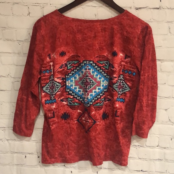 Southwestern Top by Collections Etc - Picture 5 of 5